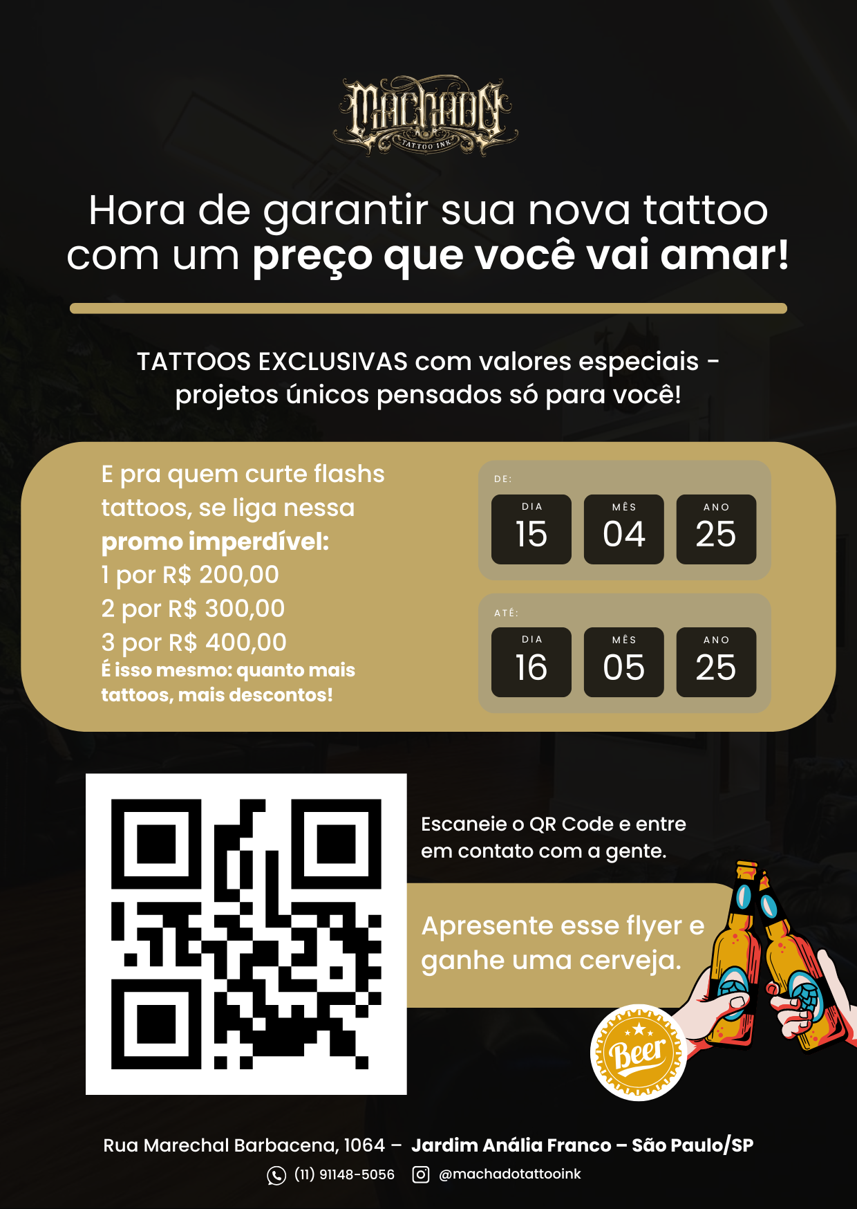 Flyer para divulgação de evento