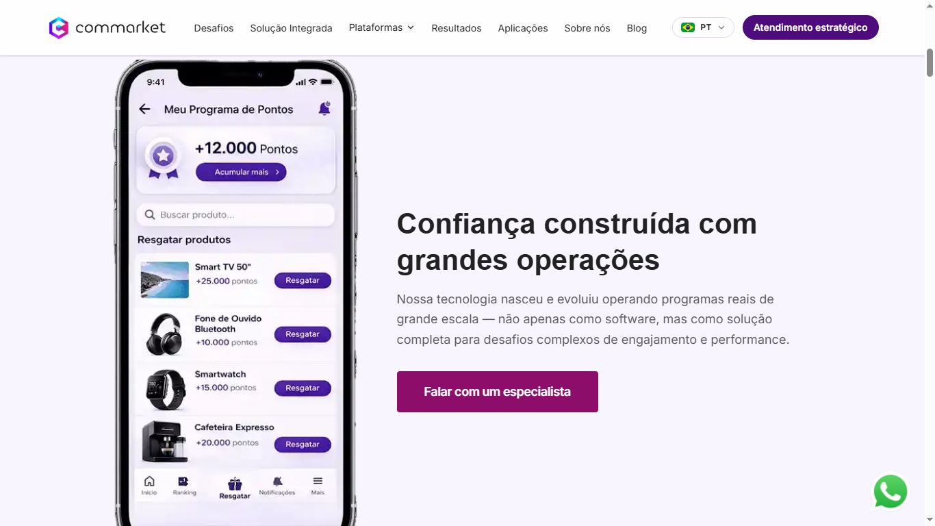 Reformulação de website