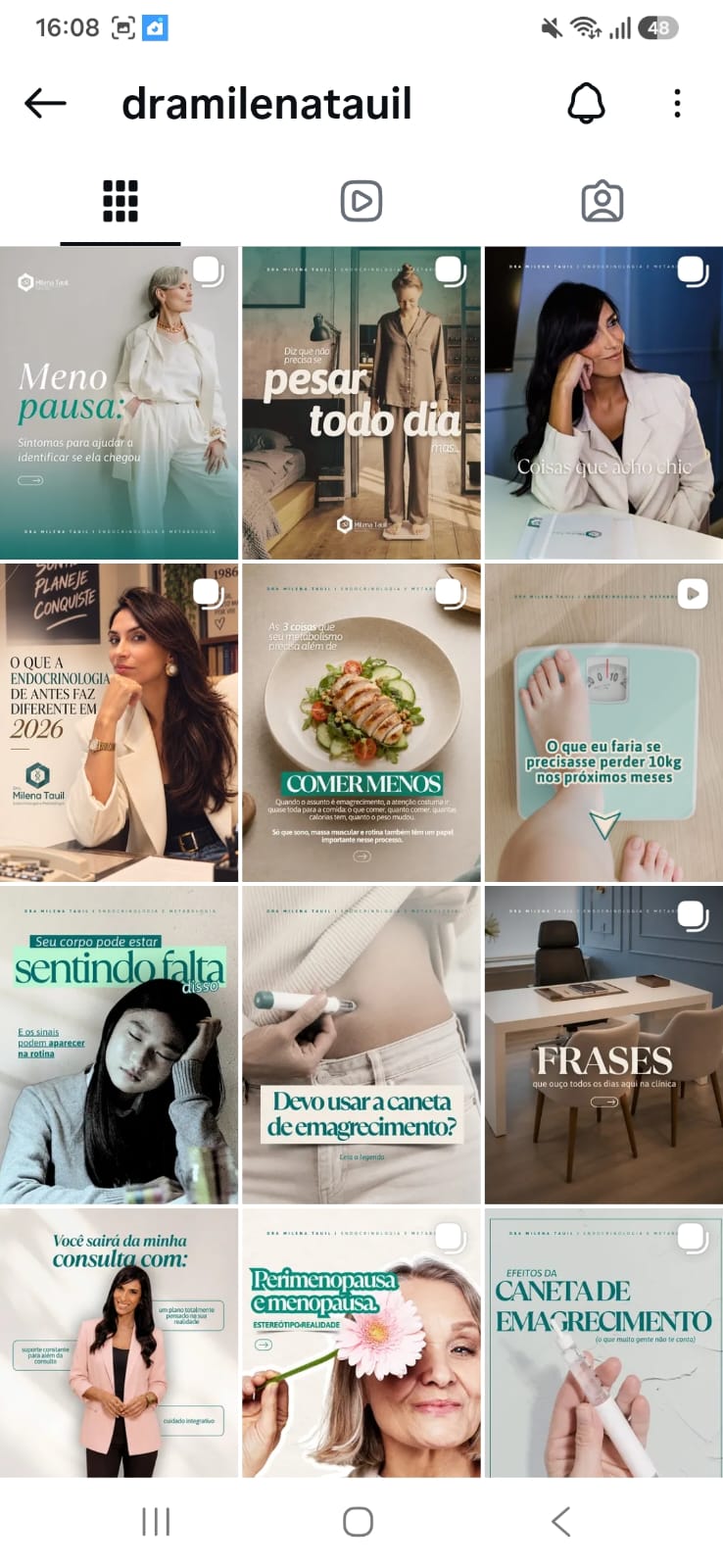 Projeto de social media e design